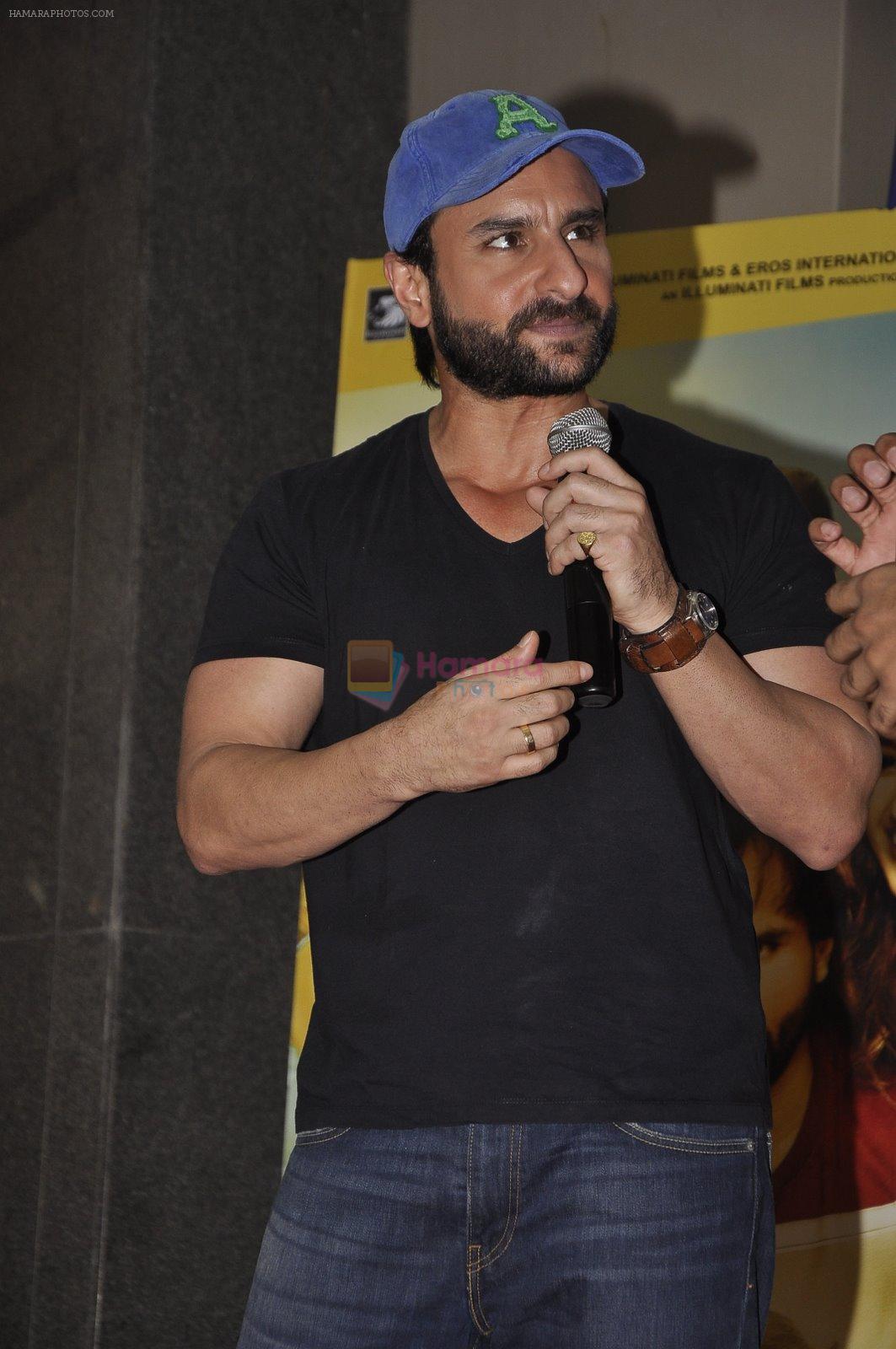 Saif Ali Khan at Happy Ending promotions in Mithibai, Mumbai on 15th Nov 2014