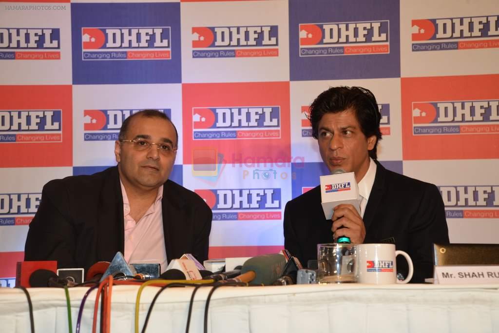 Shahrukh Khan announced as the Brand Ambassador of DHFl in Trident, BKC on 20th Nov 2014