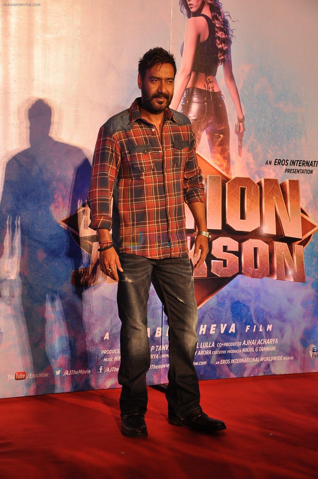 Ajay Devgn at the Launch of Gangster Baby song from Action Jackson in PVR, Mumbai on 21st Nov 2014