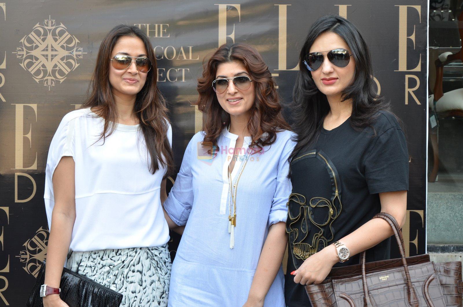 Gyarti Oberoi, Twinkle Khanna, Anu Deewan at Susanne Khan's The Charcoal Project new collection launch in Andheri, Mumbai on 24th Nov 2014