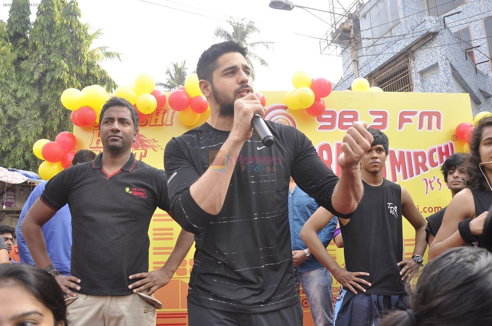 Sidharth Malhotra at Radio Mirchi's equal streets in Bandra, Mumbai on 23rd Nov 2014