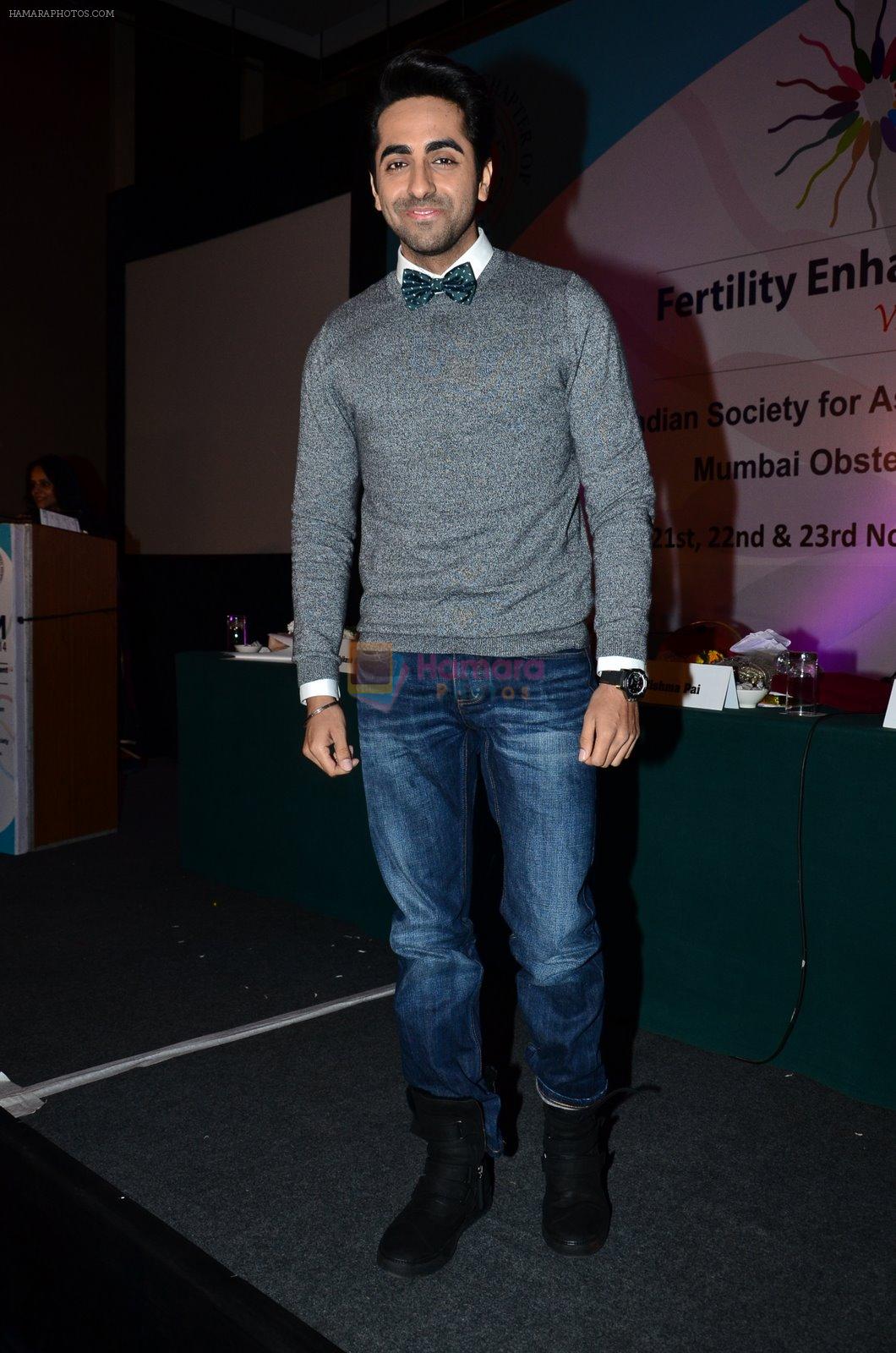 Ayushmann Khurrana at Fertility conference in Mumbai on 22nd Nov 2014