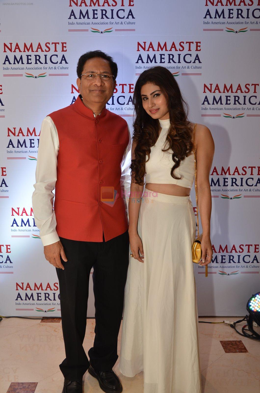 Mouni Roy at Namaste America event to invite new US Consul General in Taj Land's End, Mumbai on 24th Nov 2014