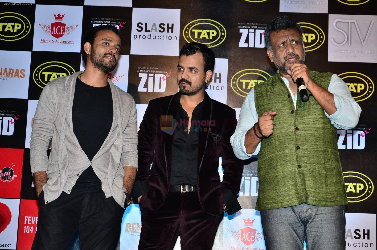 Anubhav Sinha, Toshi Sabri, Sharib Sabri  at Music success bash of Zid in Andheri, Mumbai on 25th Nov 2014