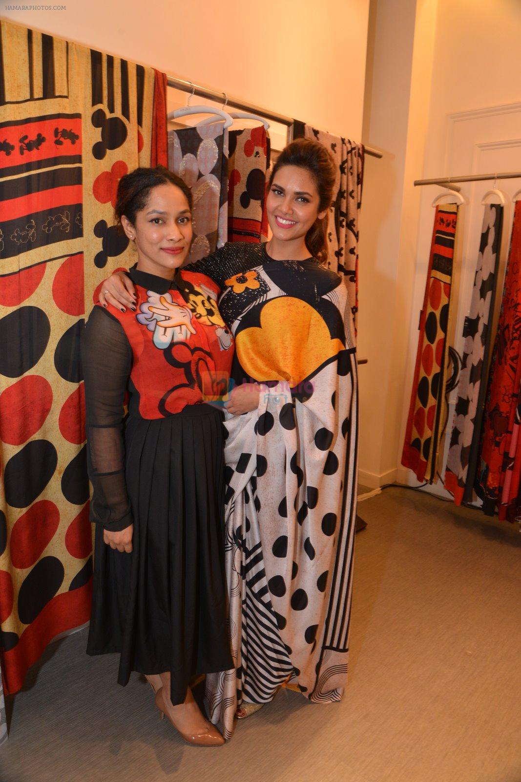 Esha Gupta, Masaba at Satya Paul Disney launch in Mumbai on 3rd Dec 2014