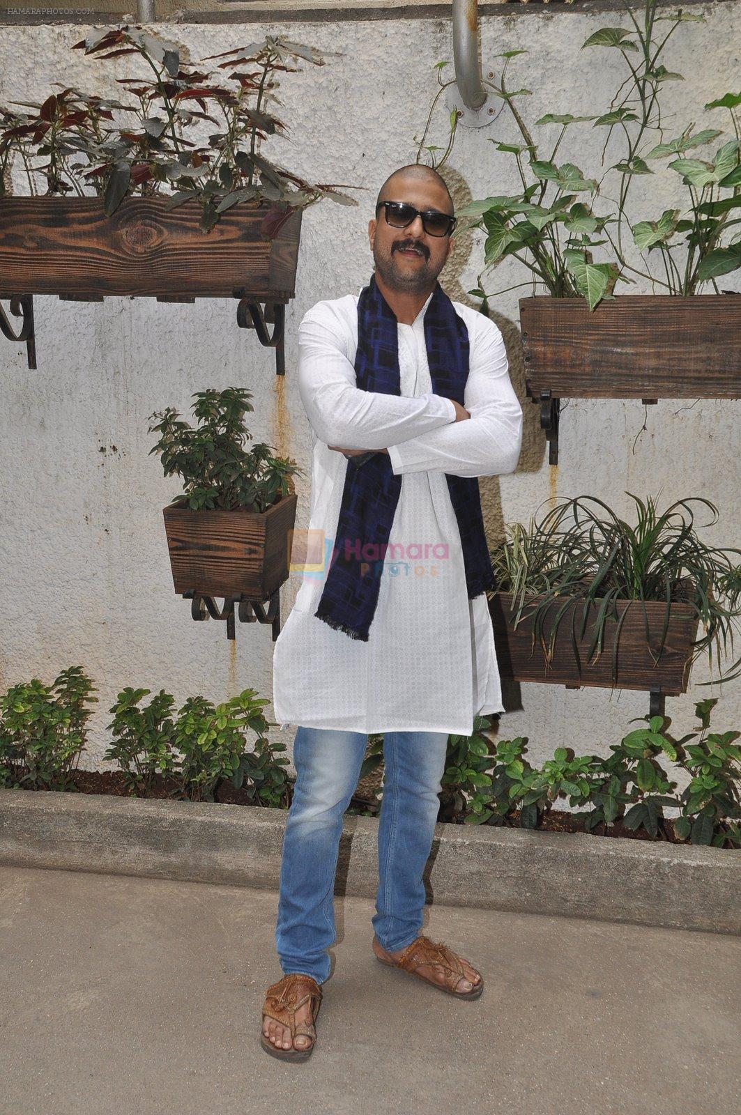 Jitendra Joshi at the First Look & Theatrical Trailer launch of Shreyas Talpade starrer Baji in mumbai on 9th Dec 2014