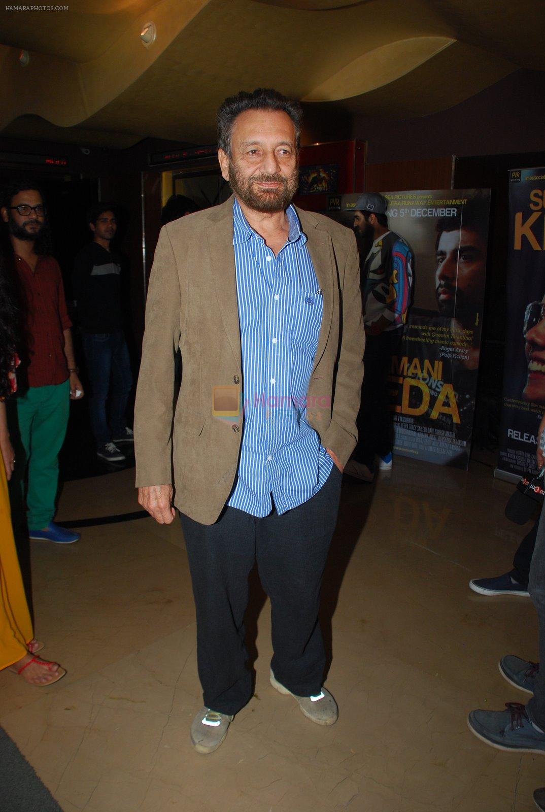 Shekhar Kpaur at Suleman Keeda premiere in PVR, Mumbai on 10th Dec 2014