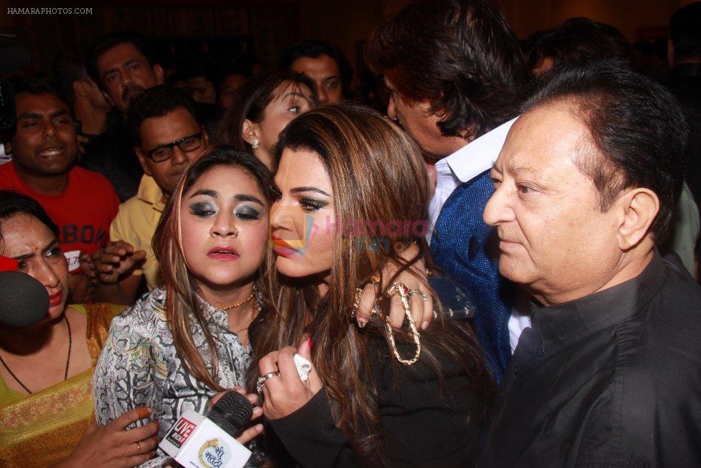 Rakhi Sawant at the music launch of Mumbai can dance saala in Mumbai on 11th Dec 2014