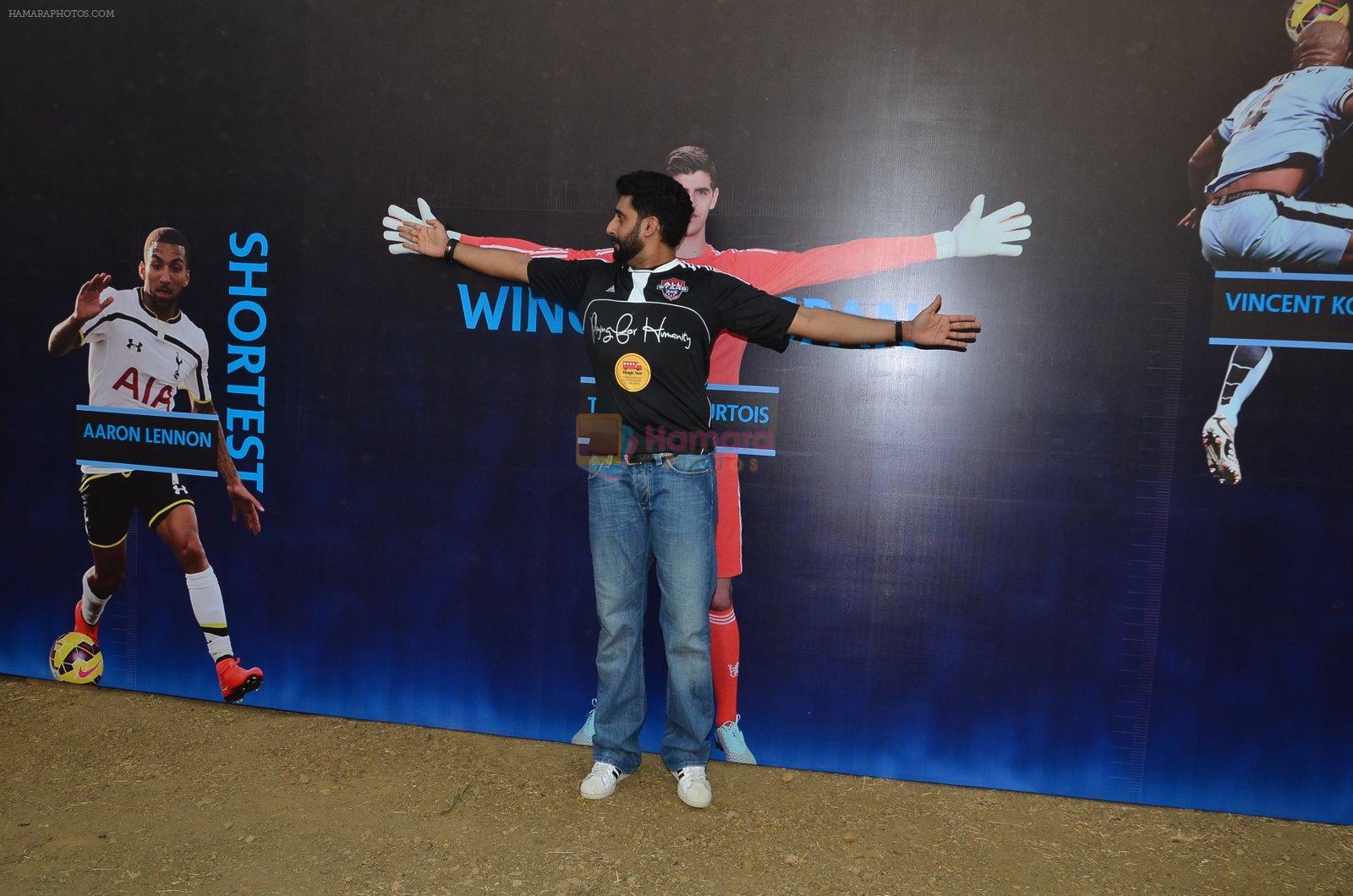 Abhishek Bachchan at Barclays Premiere League event in Bandra, Mumbai on 12th Dec 2014