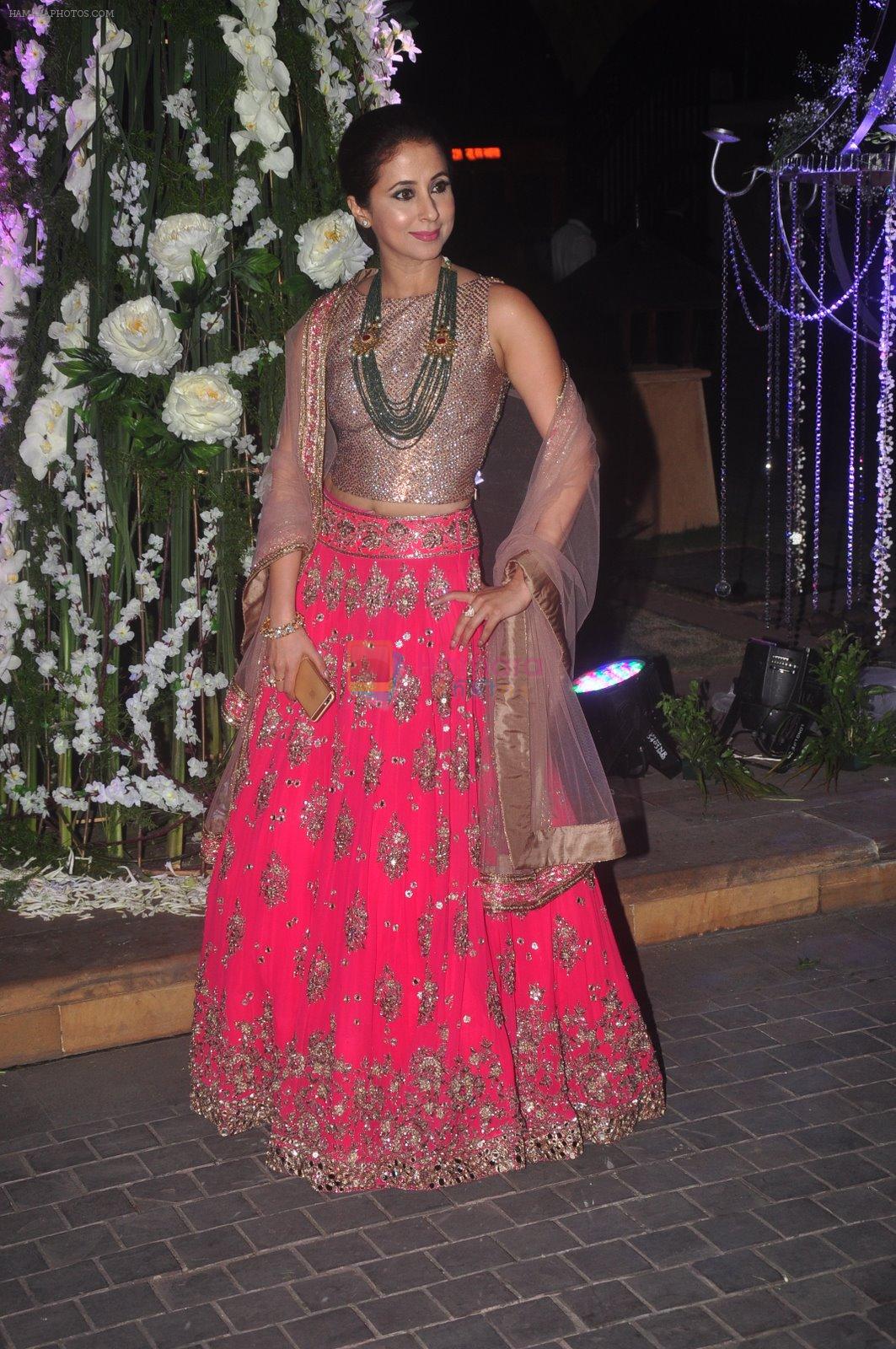 Urmila Matondkar at Sangeet ceremony of Riddhi Malhotra and Tejas Talwalkar in J W Marriott, Mumbai on 13th Dec 2014