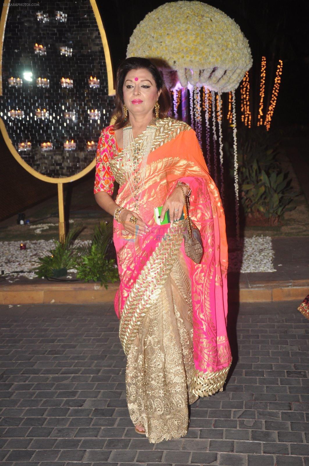 Anita Kanwal at Riddhi Malhotra & Tejas Talwalkar's wedding reception in J W Marriott, Mumbai on 15th Dec 2014
