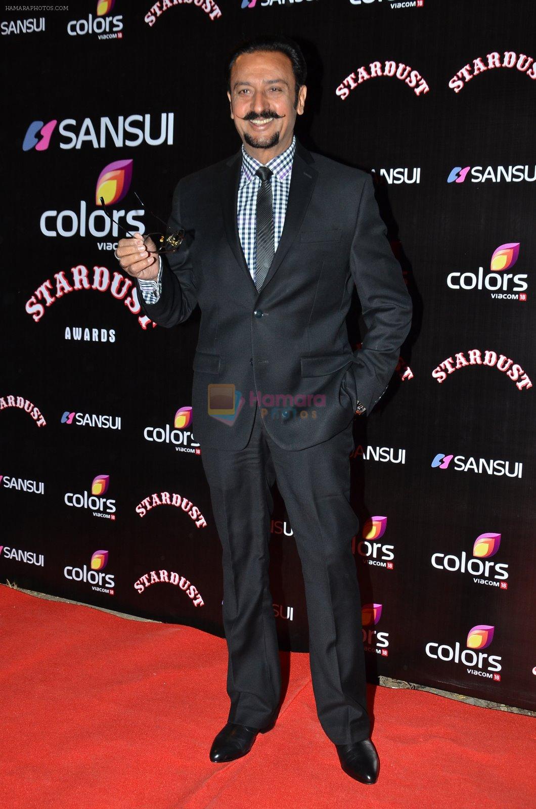 Gulshan Grover at Sansui Stardust Awards red carpet in Mumbai on 14th Dec 2014