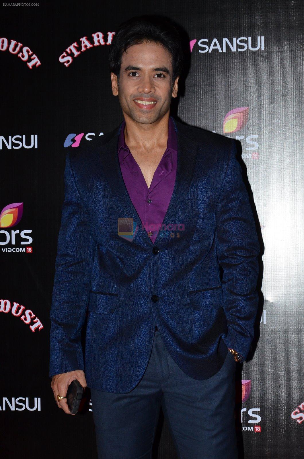 Tusshar Kapoor at Sansui Stardust Awards red carpet in Mumbai on 14th Dec 2014