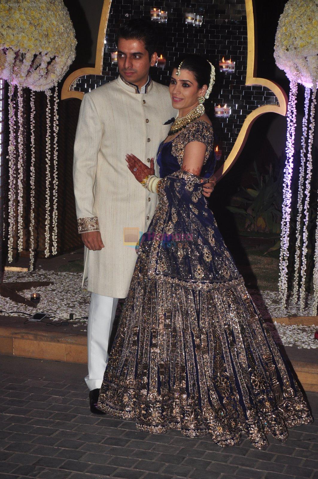 Riddhi Malhotra & Tejas Talwalkar's wedding reception in J W Marriott, Mumbai on 15th Dec 2014