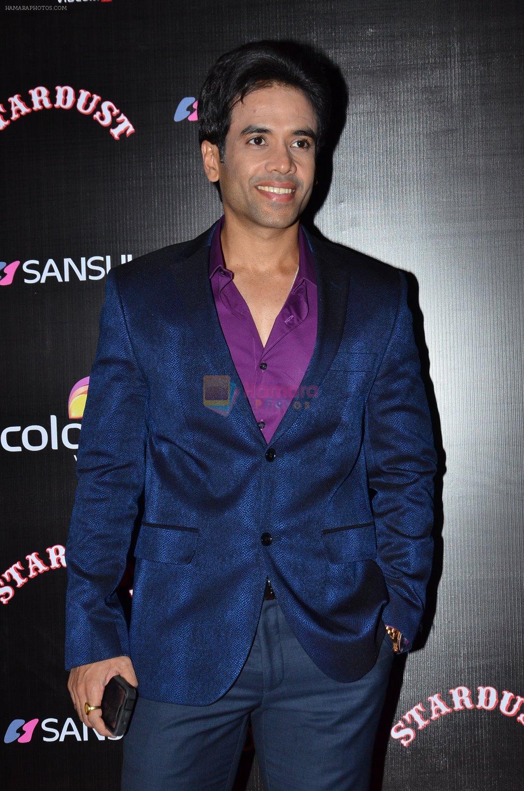 Tusshar Kapoor at Sansui Stardust Awards red carpet in Mumbai on 14th Dec 2014