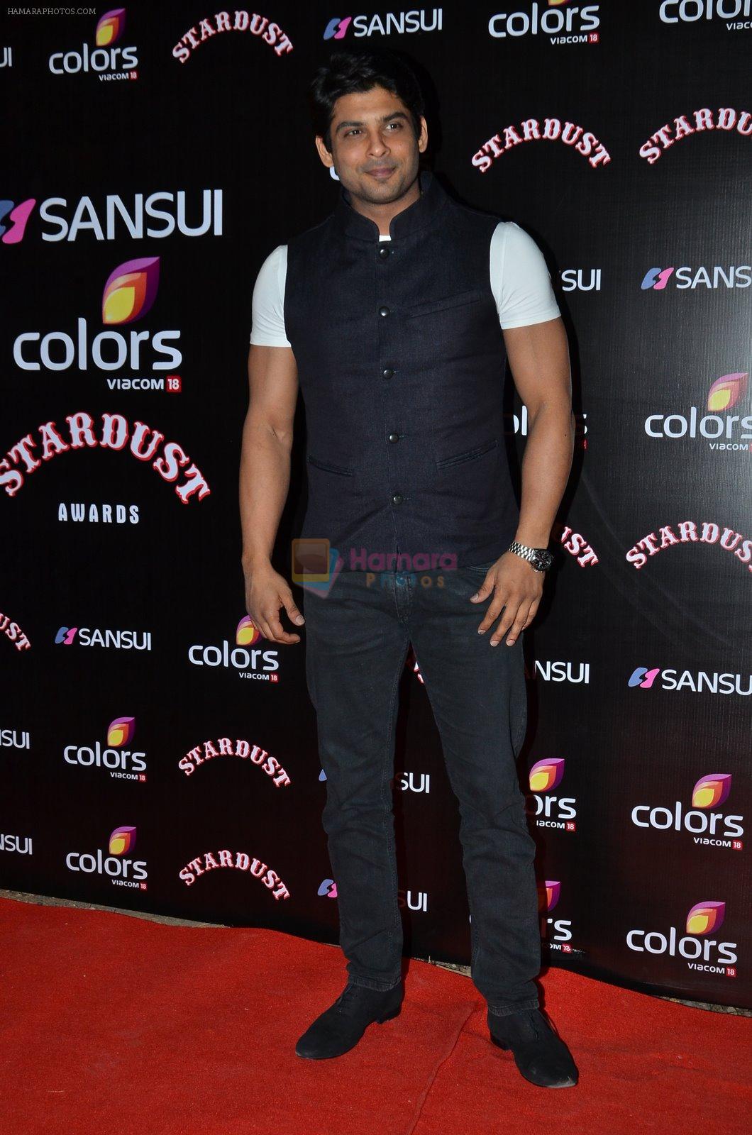 Siddharth Shukla at Stardust Awards 2014 in Mumbai on 14th Dec 2014