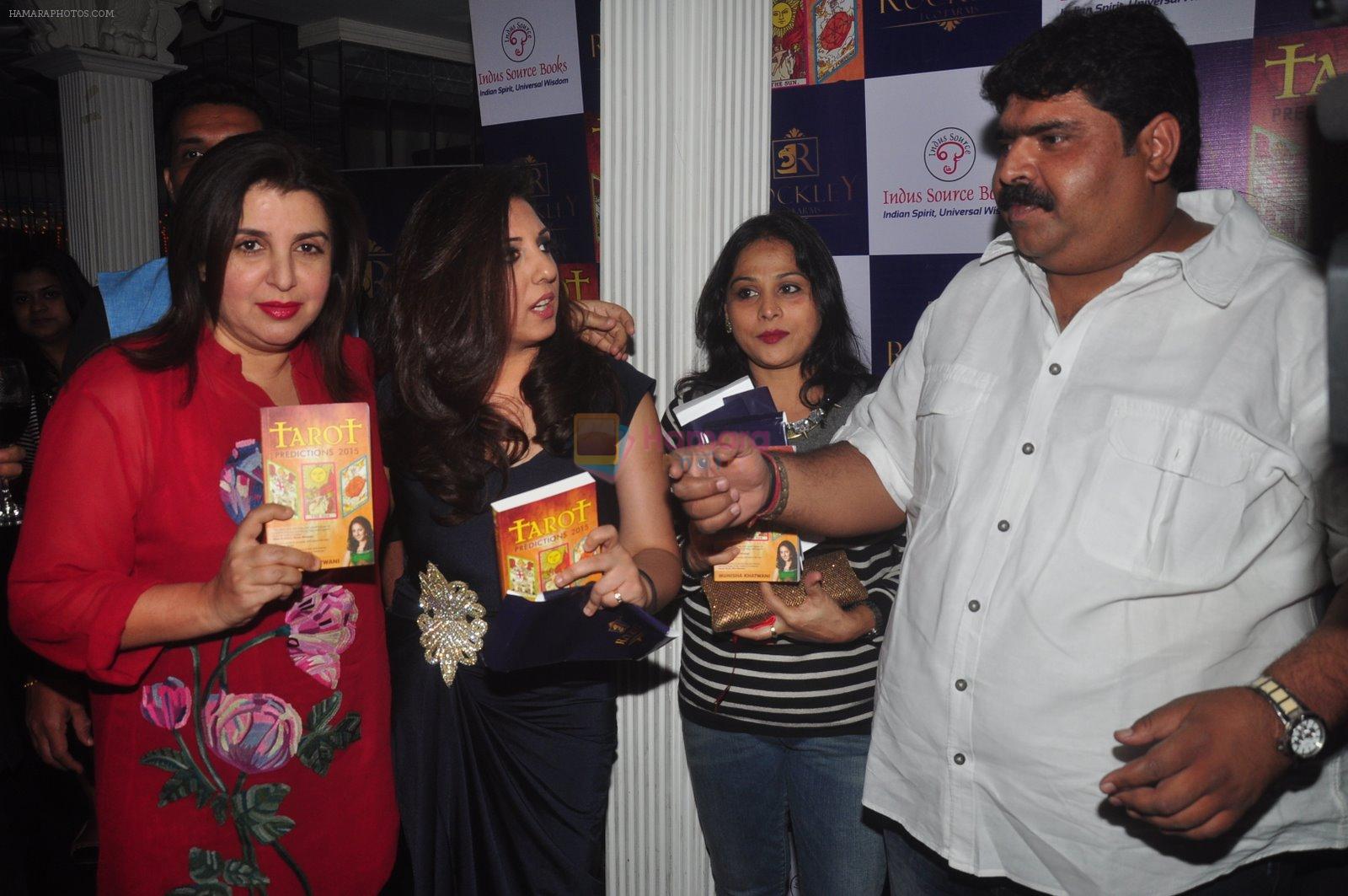 Farah Khan at the launch of Munisha Khatwani's Tarot predictions 2015 book in Villa 69, Mumbai on 17th Dec 2014