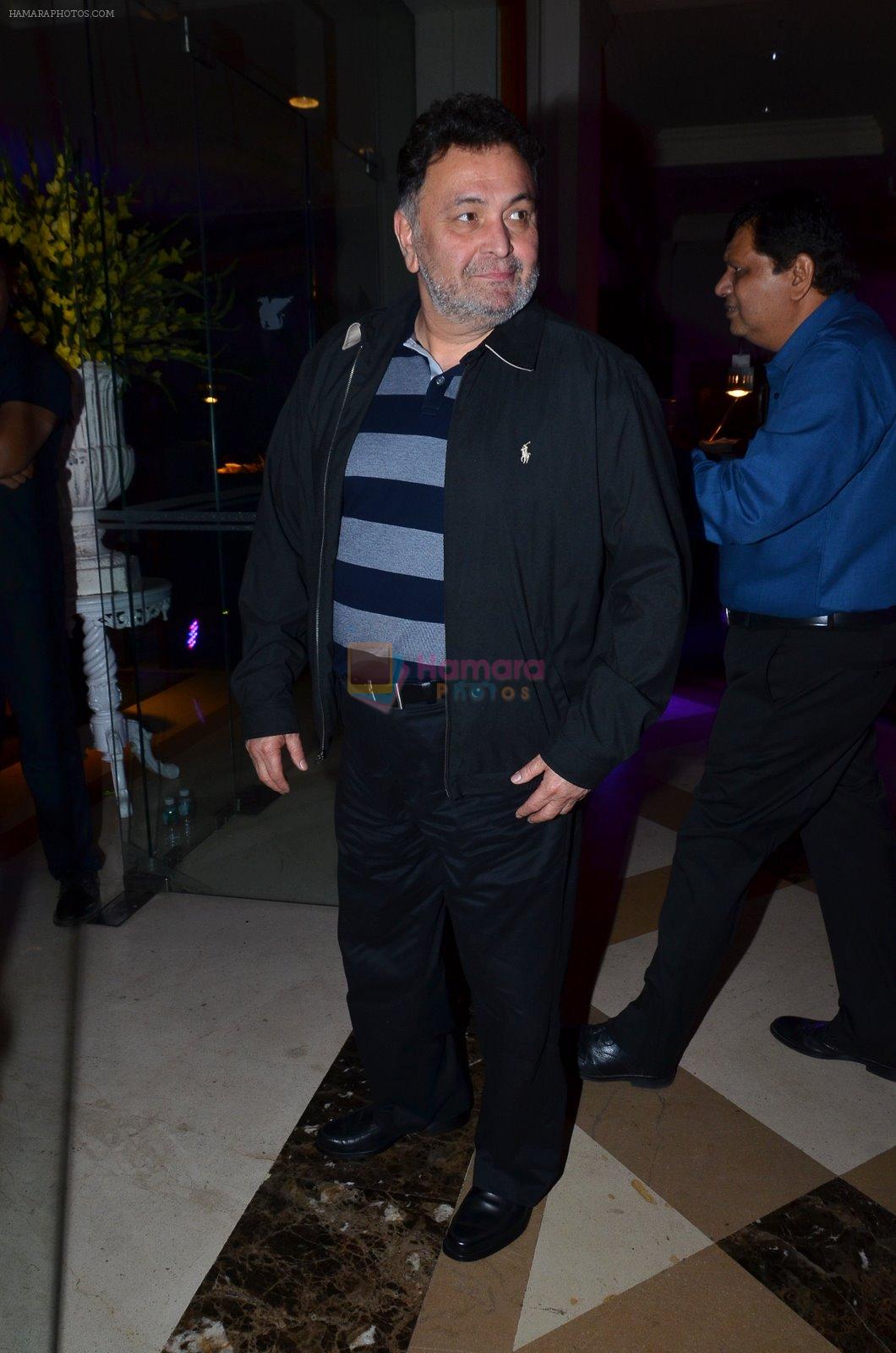 Rishi Kapoor at Vikram Singh's Brother Uday Singh and Ali Morani's daughter Shirin's Sangeet Ceremony on 18th Dec 2014