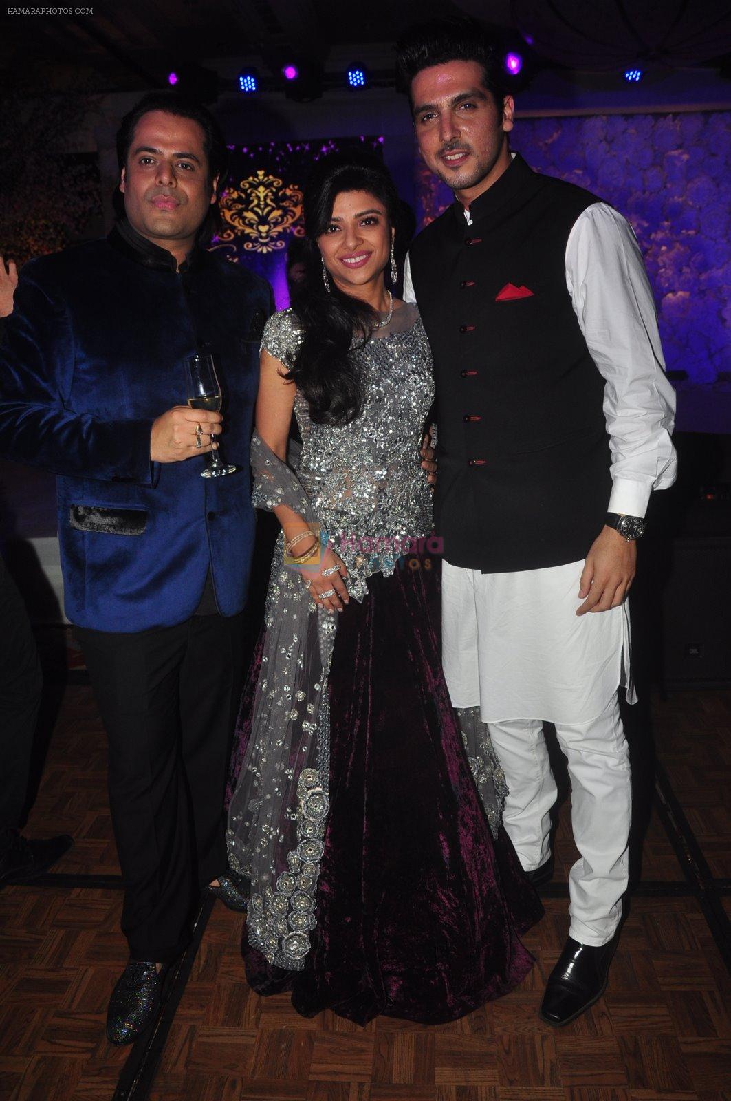 Zayed Khan at Vikram Singh's Brother Uday Singh and Ali Morani's daughter Shirin's Sangeet Ceremony on 18th Dec 2014