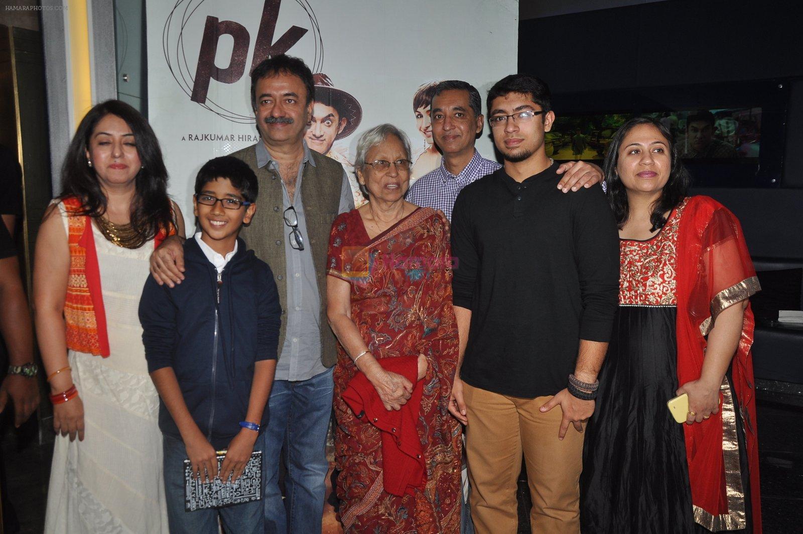 Rajkumar Hirani  at PK Screening in Mumbai on 18th Dec 2014