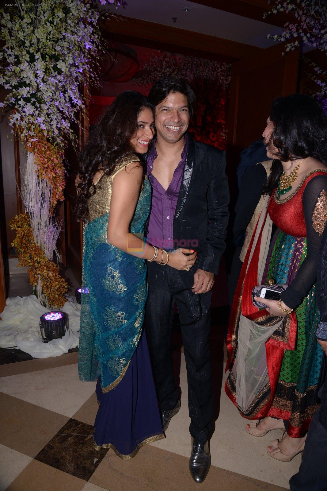 Shaan at Vikram Singh's Brother Uday Singh and Ali Morani's daughter Shirin's Sangeet Ceremony on 18th Dec 2014