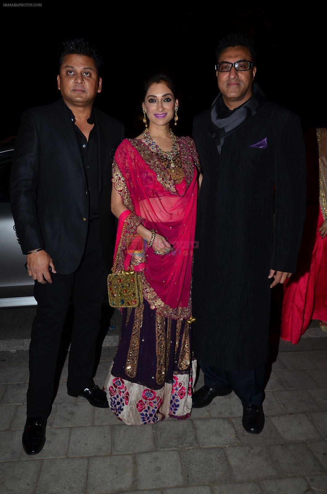 Lucky Morani, Mohammed Morani at Vikram Singh's Brother Uday and Ali Morani's daughter Shirin's Sangeet Ceremony in Blue sea on 20th Dec 2014