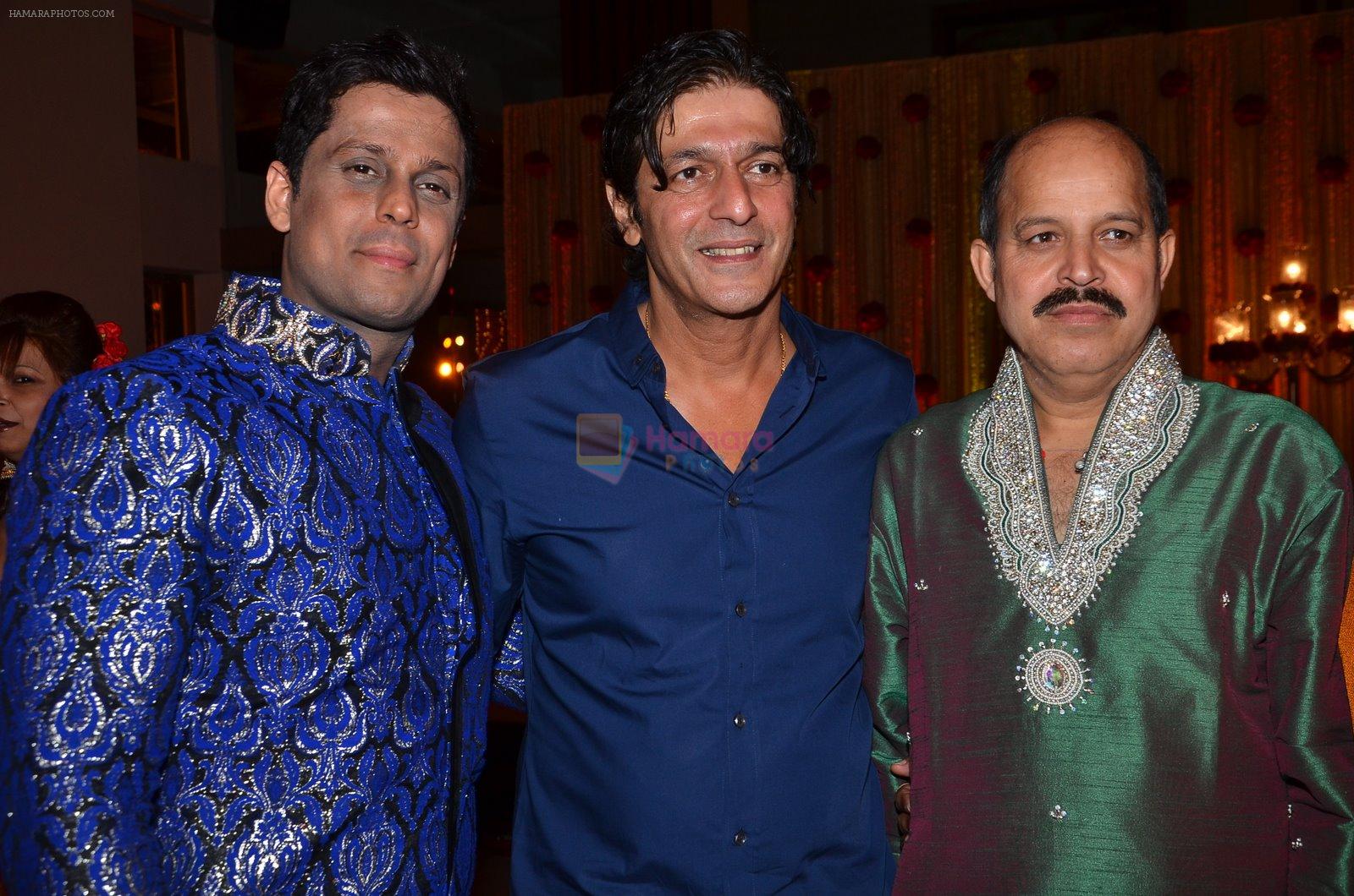 Chunky Pandey at Vikram Singh's Brother Uday and Ali Morani's daughter Shirin's Sangeet Ceremony in Blue sea on 20th Dec 2014