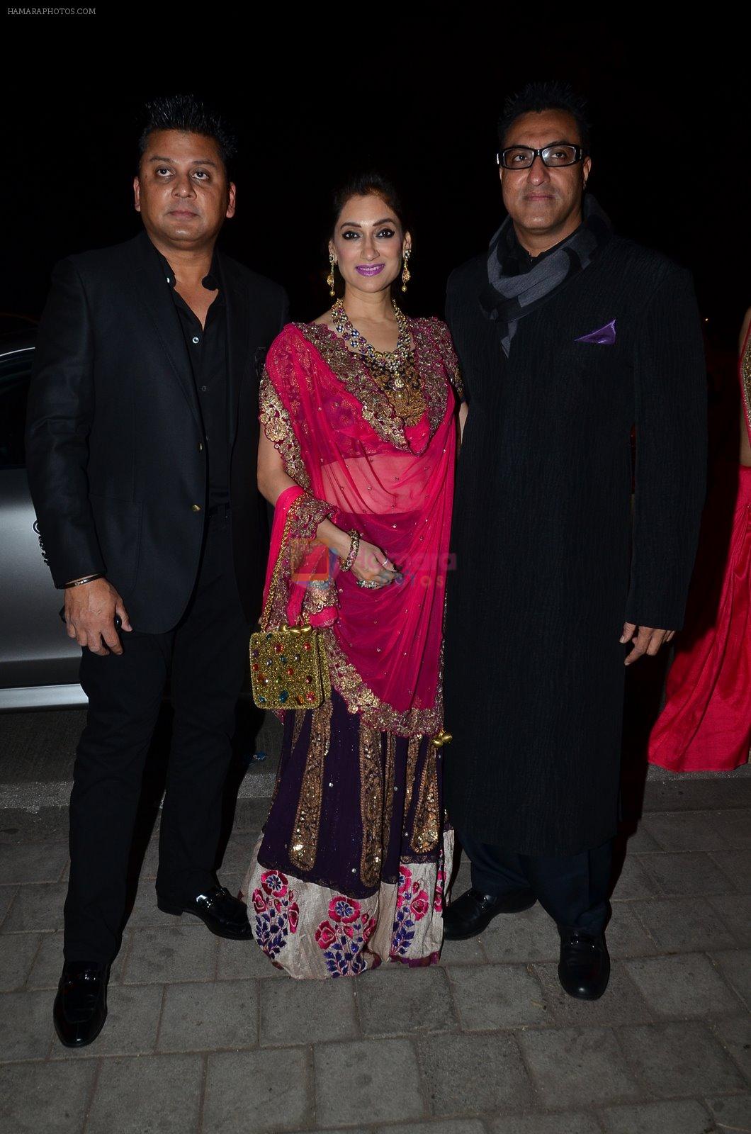 Lucky Morani, Mohammed Morani at Vikram Singh's Brother Uday and Ali Morani's daughter Shirin's Sangeet Ceremony in Blue sea on 20th Dec 2014