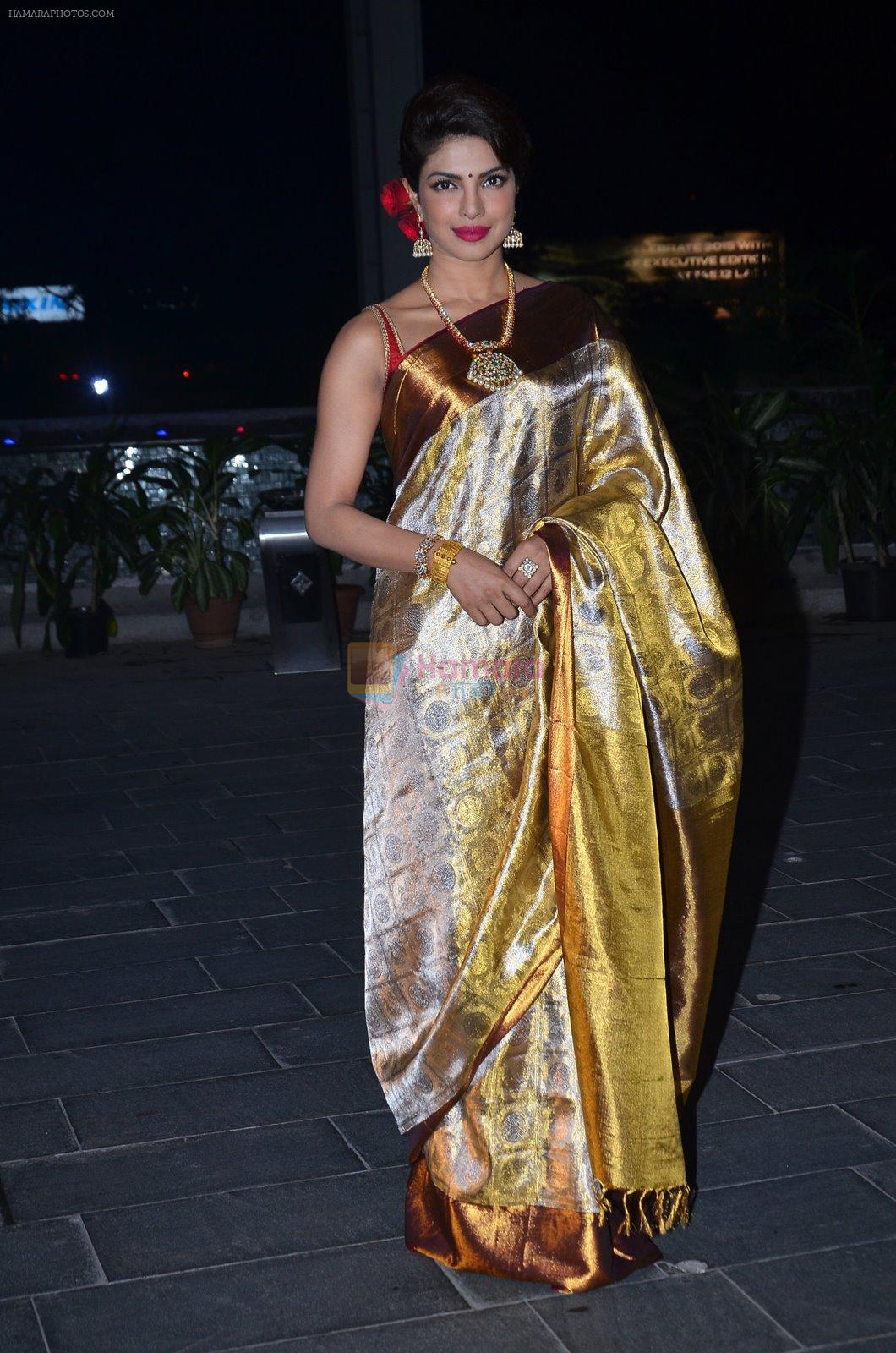 Priyanka Chopra at Shirin Morani's wedding reception in Sahara Star, Mumbai on 21st Dec 2014