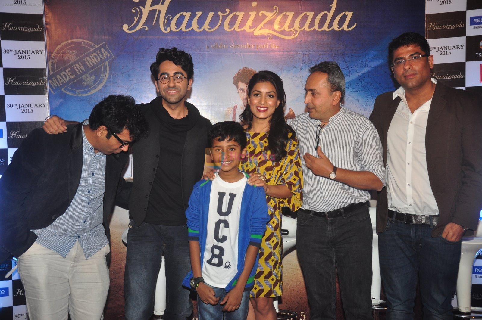 Pallavi Sharda and Ayushmann Khurrana promote Hawaizaada in PVR, Mumbai on 23rd Dec 2014