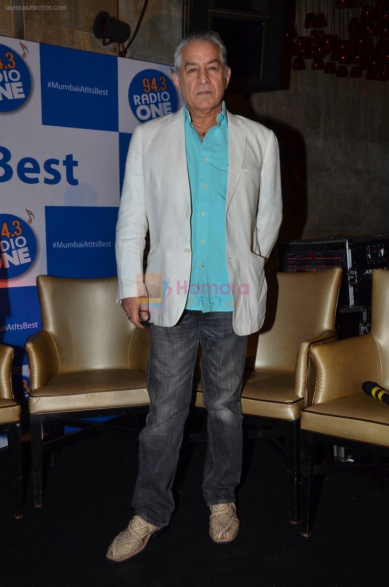 Dalip Tahil at 94.3 Radio One campaign launch Mumbai At Its Best in Shiro, Mumbai on 23rd Dec 2014