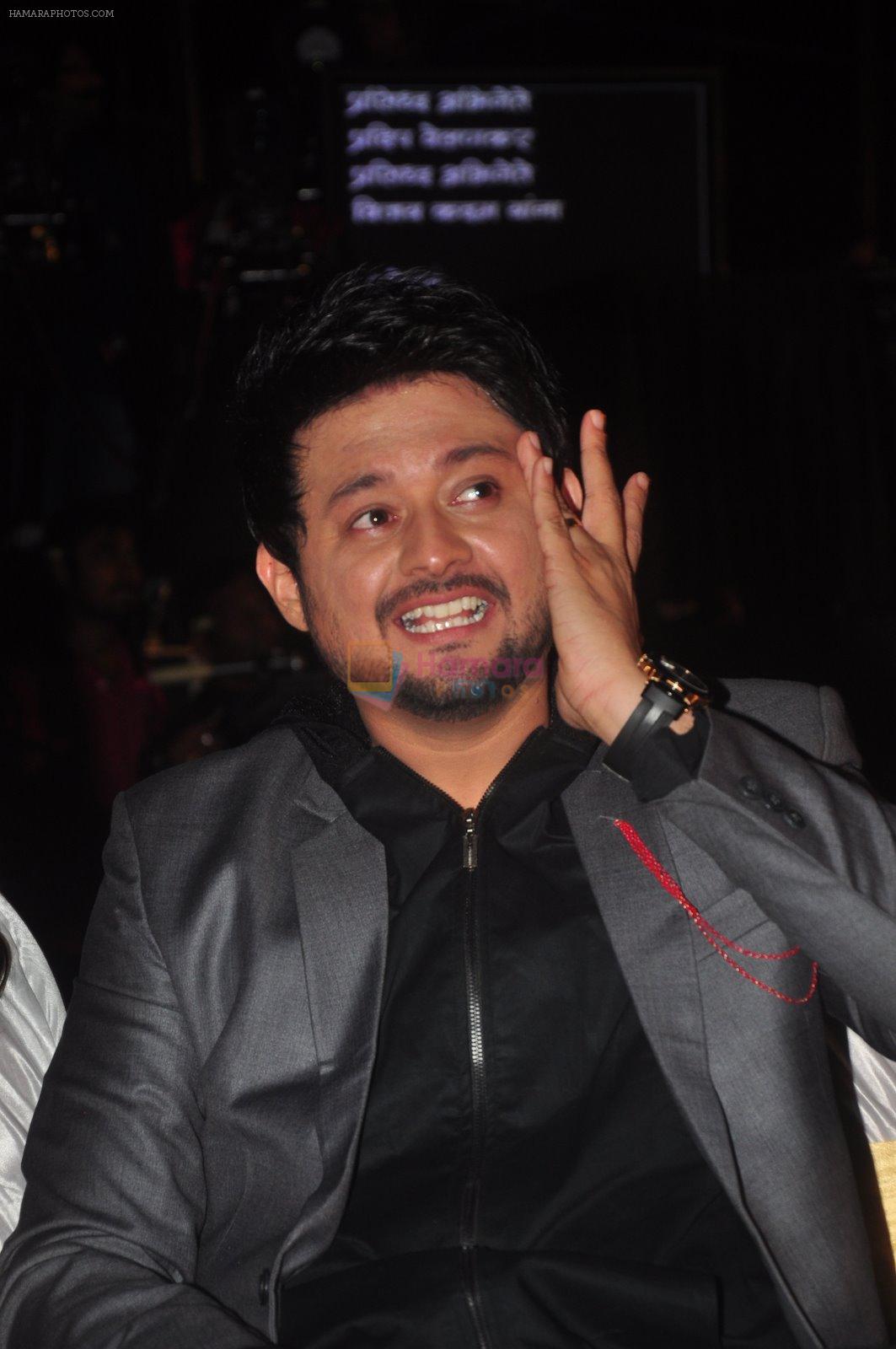 Swapnil Joshi at Dadasaheb Phalke Marathi Awards in Worli, Mumbai on 26th Dec 2014