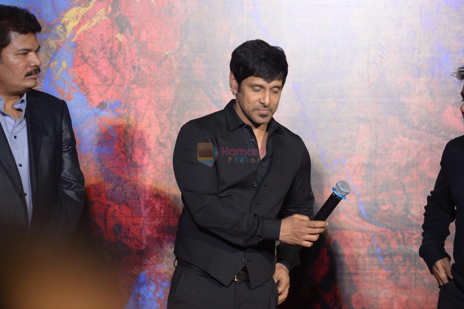 Chiyaan Vikram at I movie trailor launch in PVR, Mumbai on 29th Dec 2014