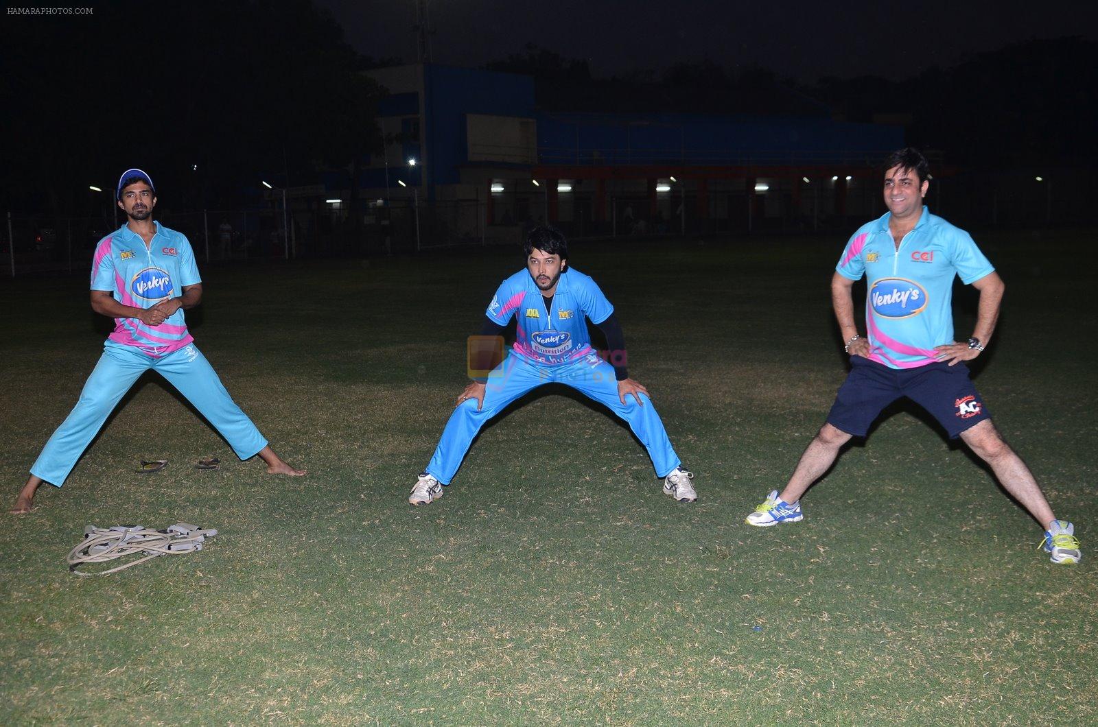 at CCL practise session in Mumbai on 5th Jan 2015