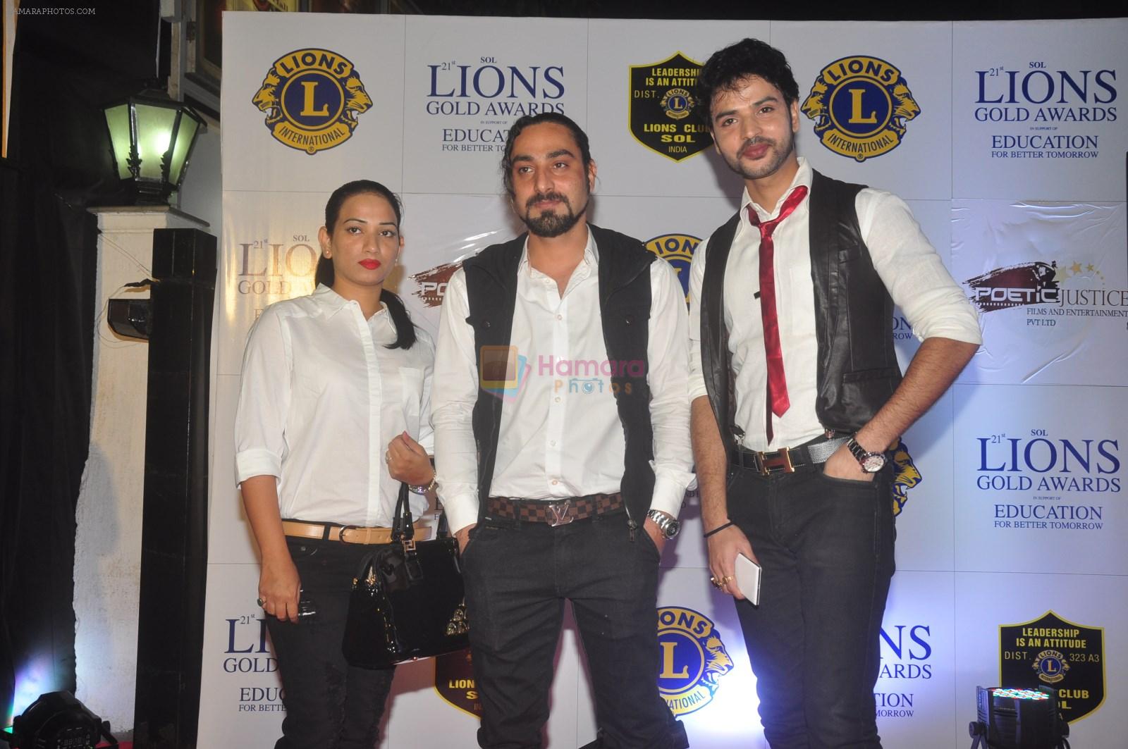 Praneet Bhatt at the 21st Lions Gold Awards 2015 in Mumbai on 6th Jan 2015