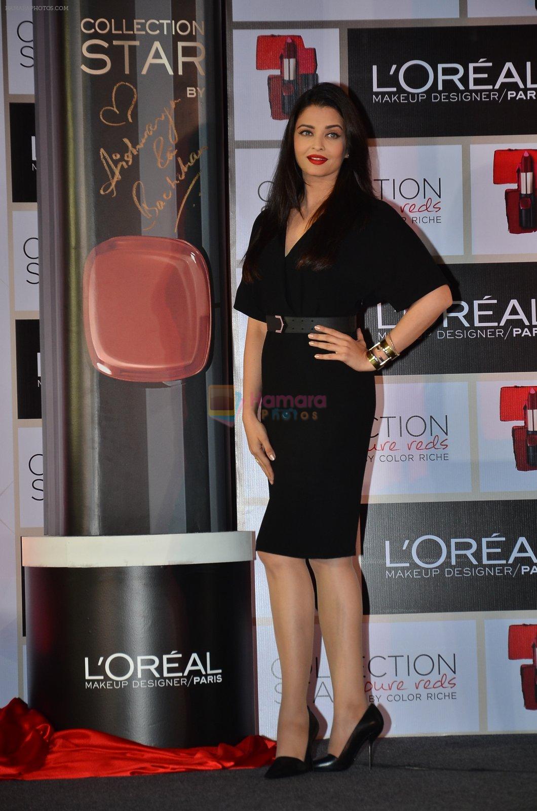 Aishwarya Rai Bachchan unveils L_oreal Pure Reds Collection in Palladium Hotel, Mumbai on 7th Jan 2015