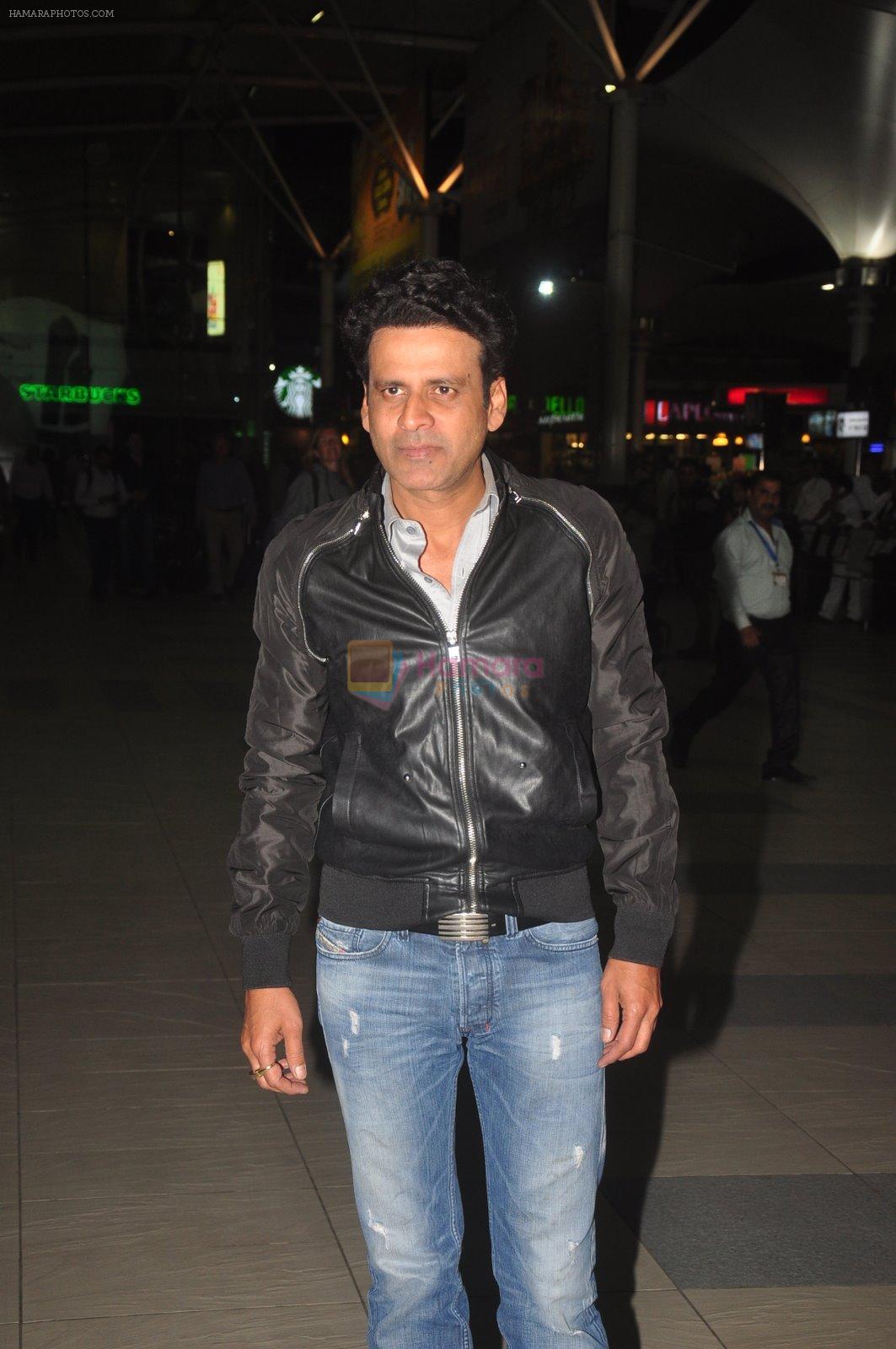 Manoj Bajpai return post Tevar Delhi Promotions in Mumbai on 7th Jan 2015