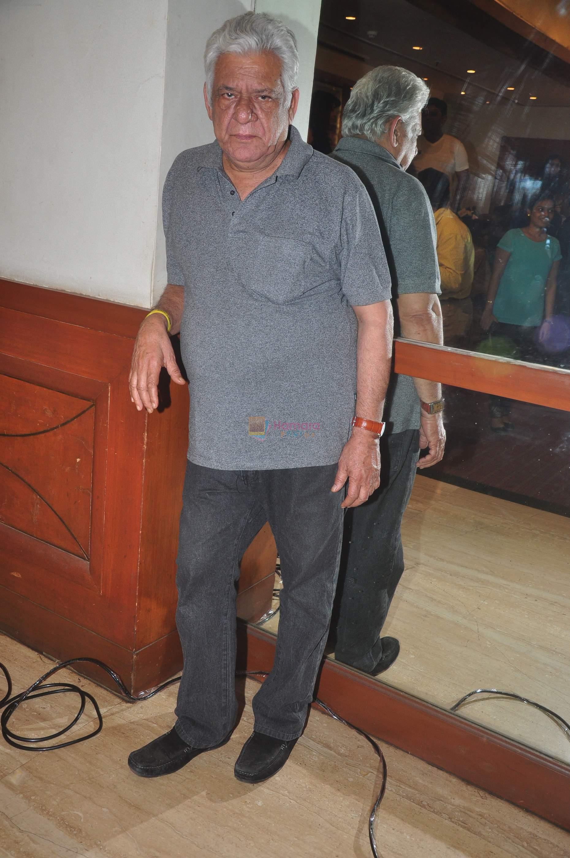 Om Puri at launch of film Project Marathwada in Mumbai on 7th Jan 2015