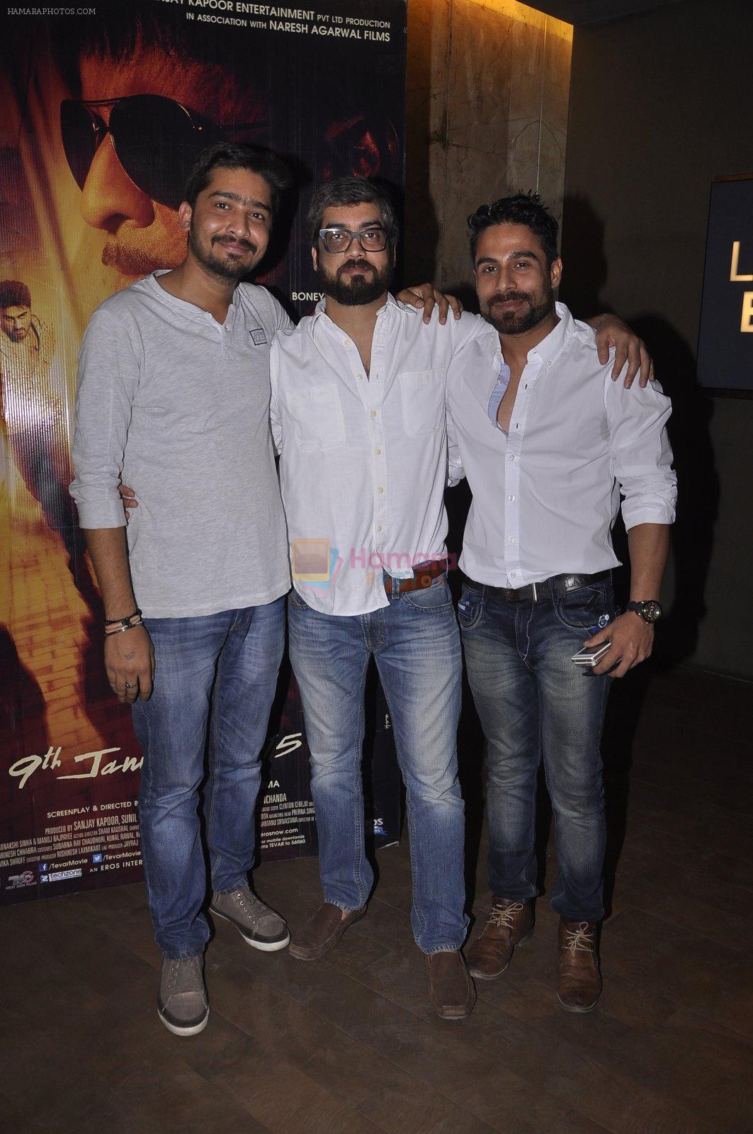 Amit Ravindernath Sharma  at Tevar screening in Lightbox, Mumbai on 8th Jan 2015