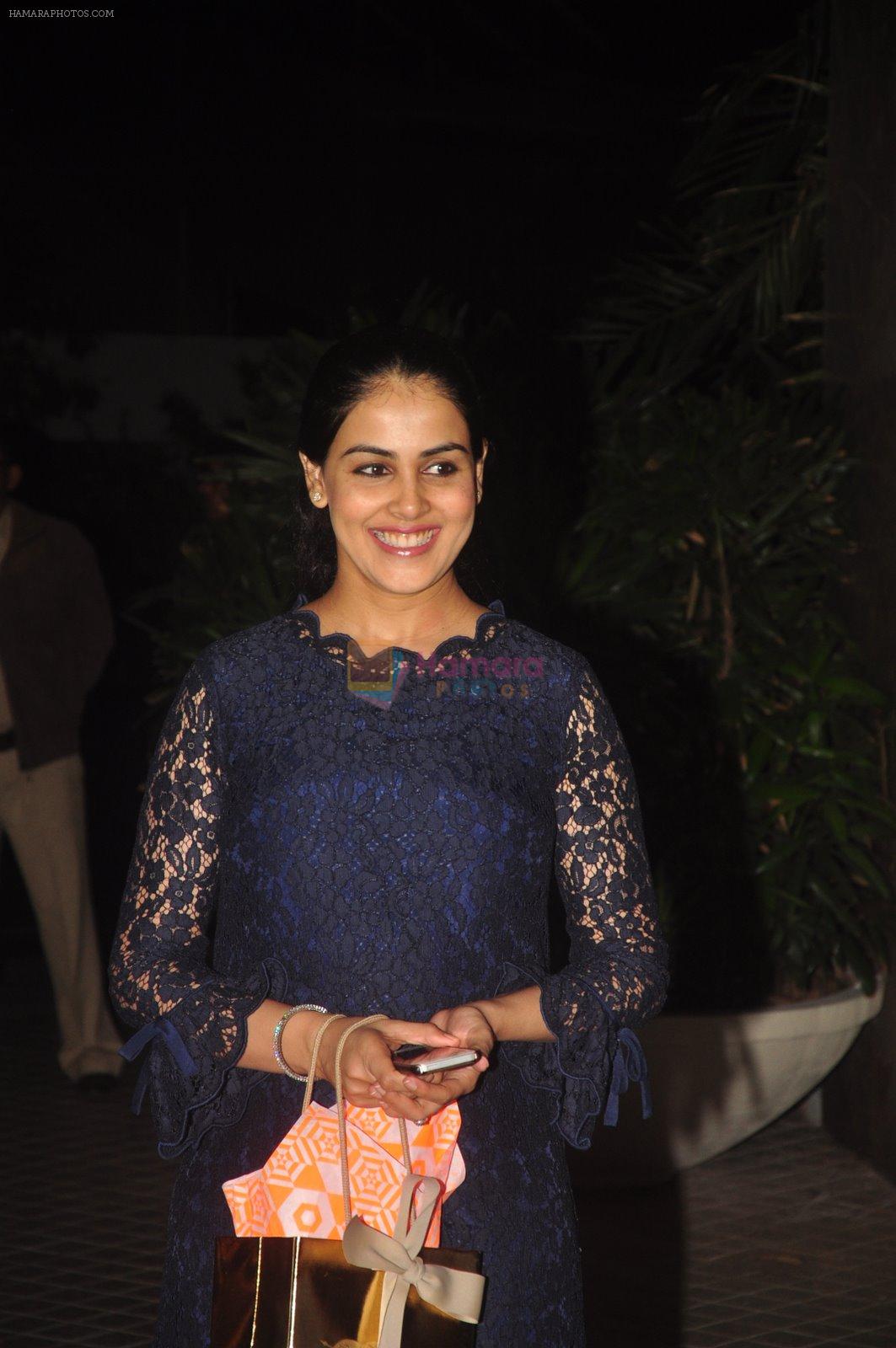 Genelia D Souza at Farah Khan's birthday bash at her house in Andheri on 8th Jan 2015