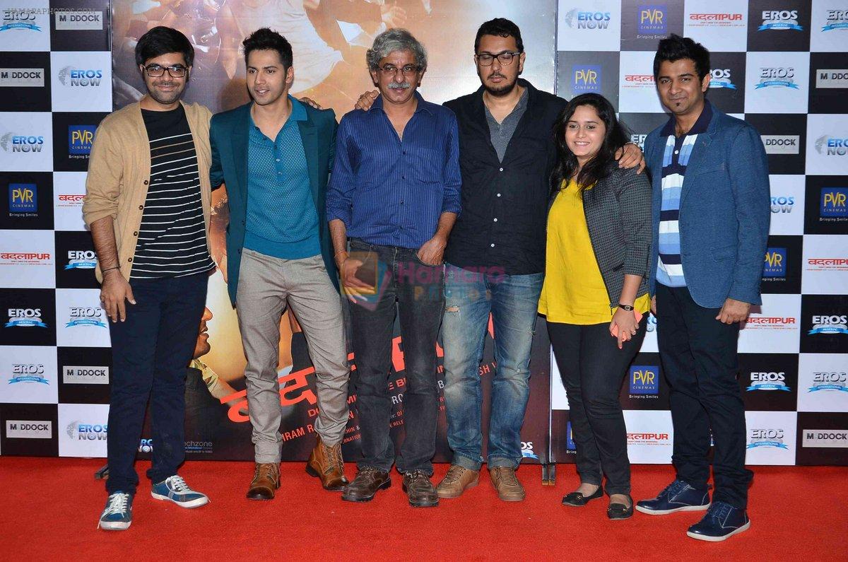 Dinesh Vijan, Varun Dhawan, Sriram Raghavan unveils Jee Karda Song from Badlapur Movie on 8th Jan 2015