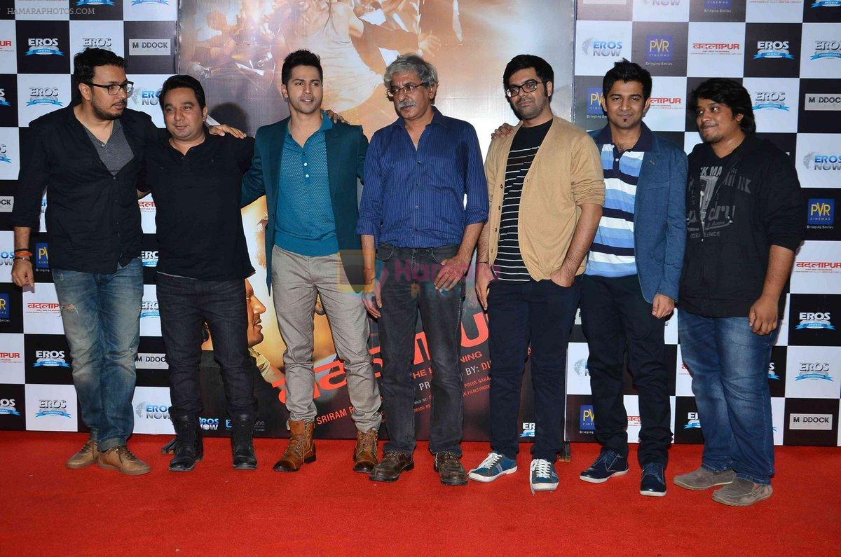 Ahmed Khan, Dinesh Vijan, Varun Dhawan, Sriram Raghavan unveils Jee Karda Song from Badlapur Movie on 8th Jan 2015