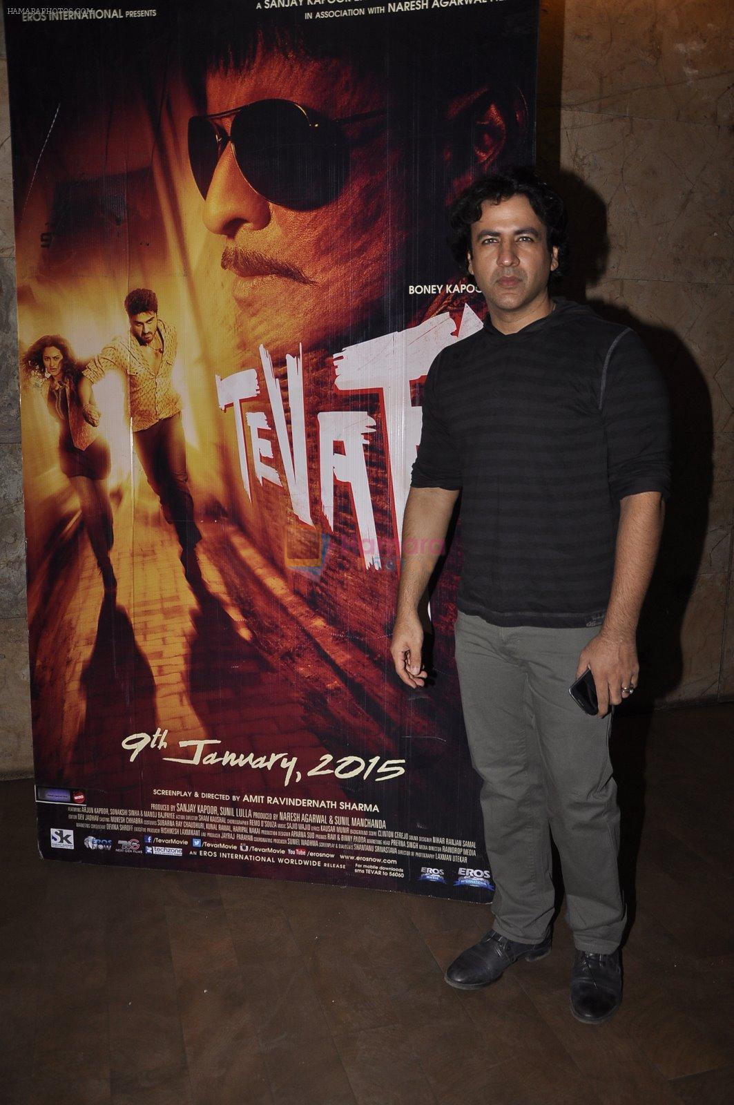 Rhehan Malliek at Tevar screening in Lightbox, Mumbai on 8th Jan 2015