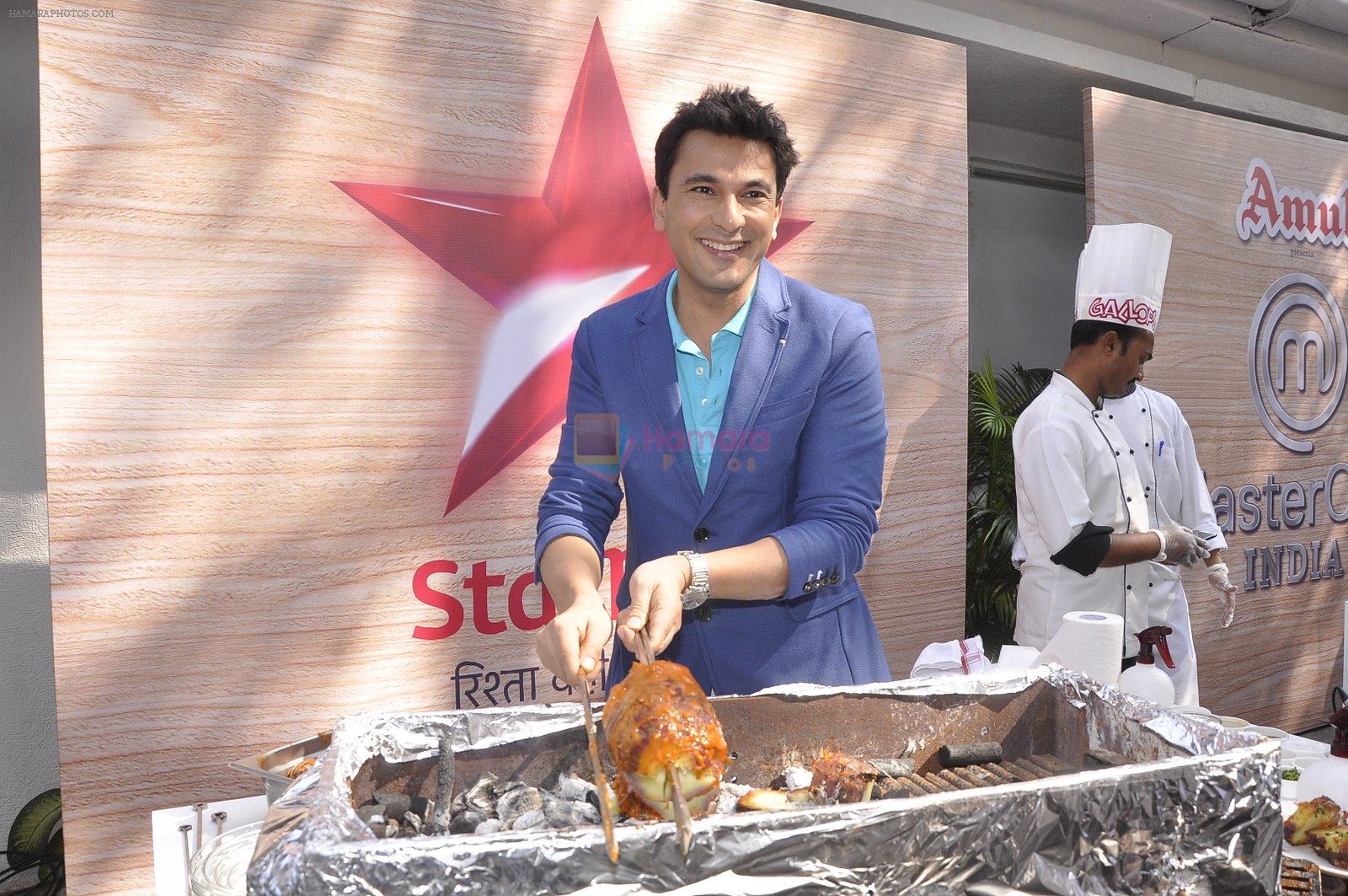 Vikas Khanna  at Star Plus launches new season of Master Chef in Mahalaxmi, Mumbai on 9th Jan 2015