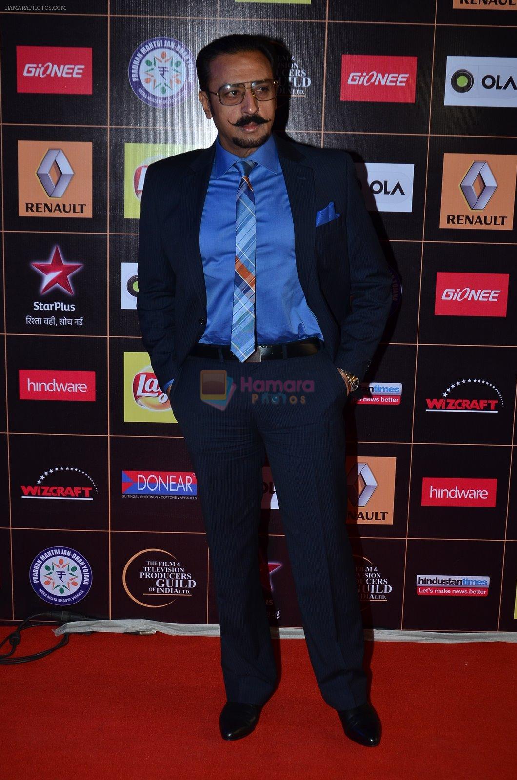 Gulshan Grover at Producers Guild Awards 2015 in Mumbai on 11th Jan 2015