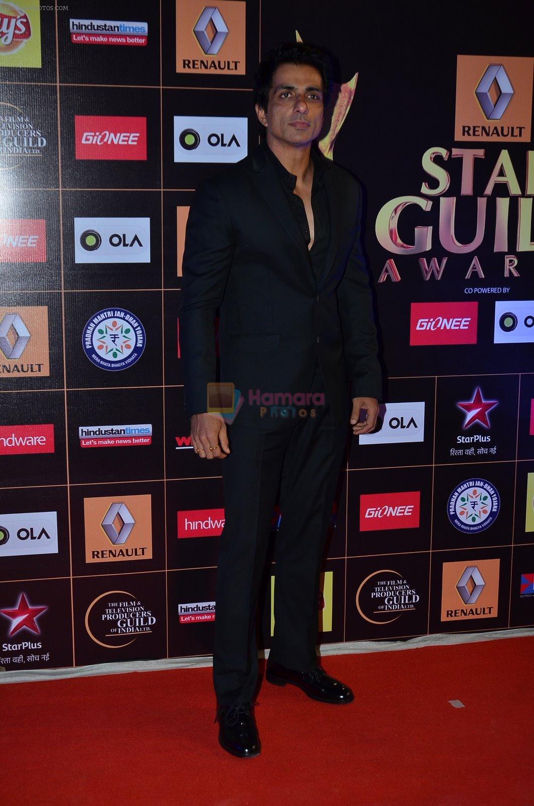 Sonu Sood at Producers Guild Awards 2015 in Mumbai on 11th Jan 2015