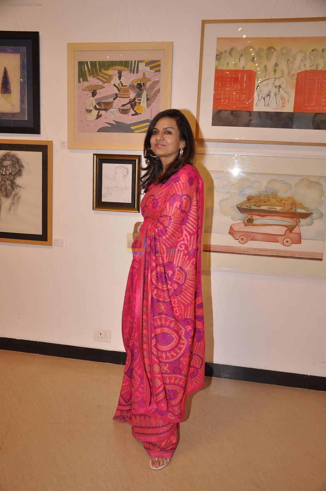 inaugurates Art Exhibition in Mumbai on 13th Jan 2014