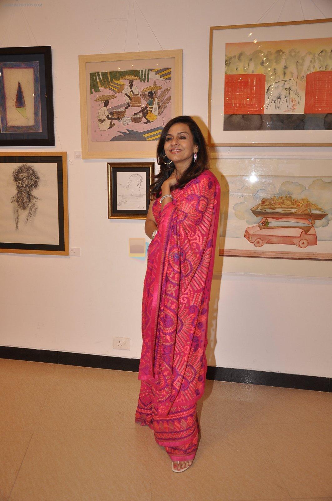 inaugurates Art Exhibition in Mumbai on 13th Jan 2014