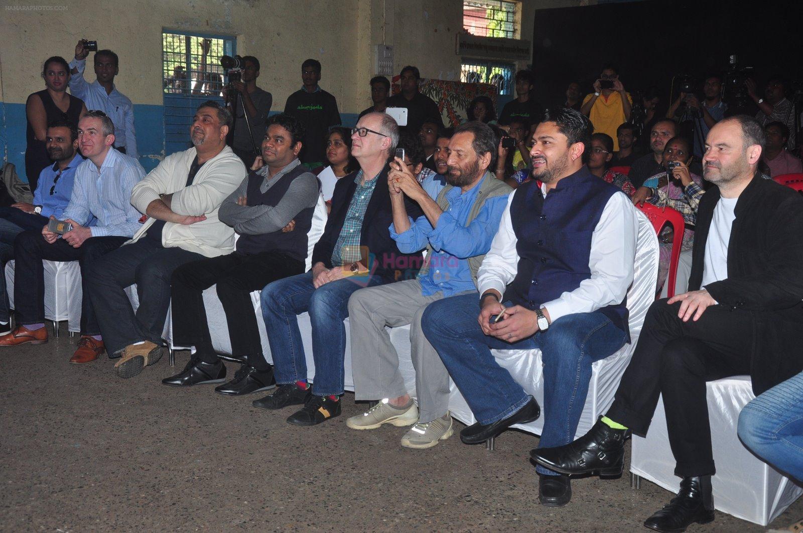A R Rahman, Shekhar Kapur at the launch of The Dharavi Praject in Mumbai on 15th Jan 2015