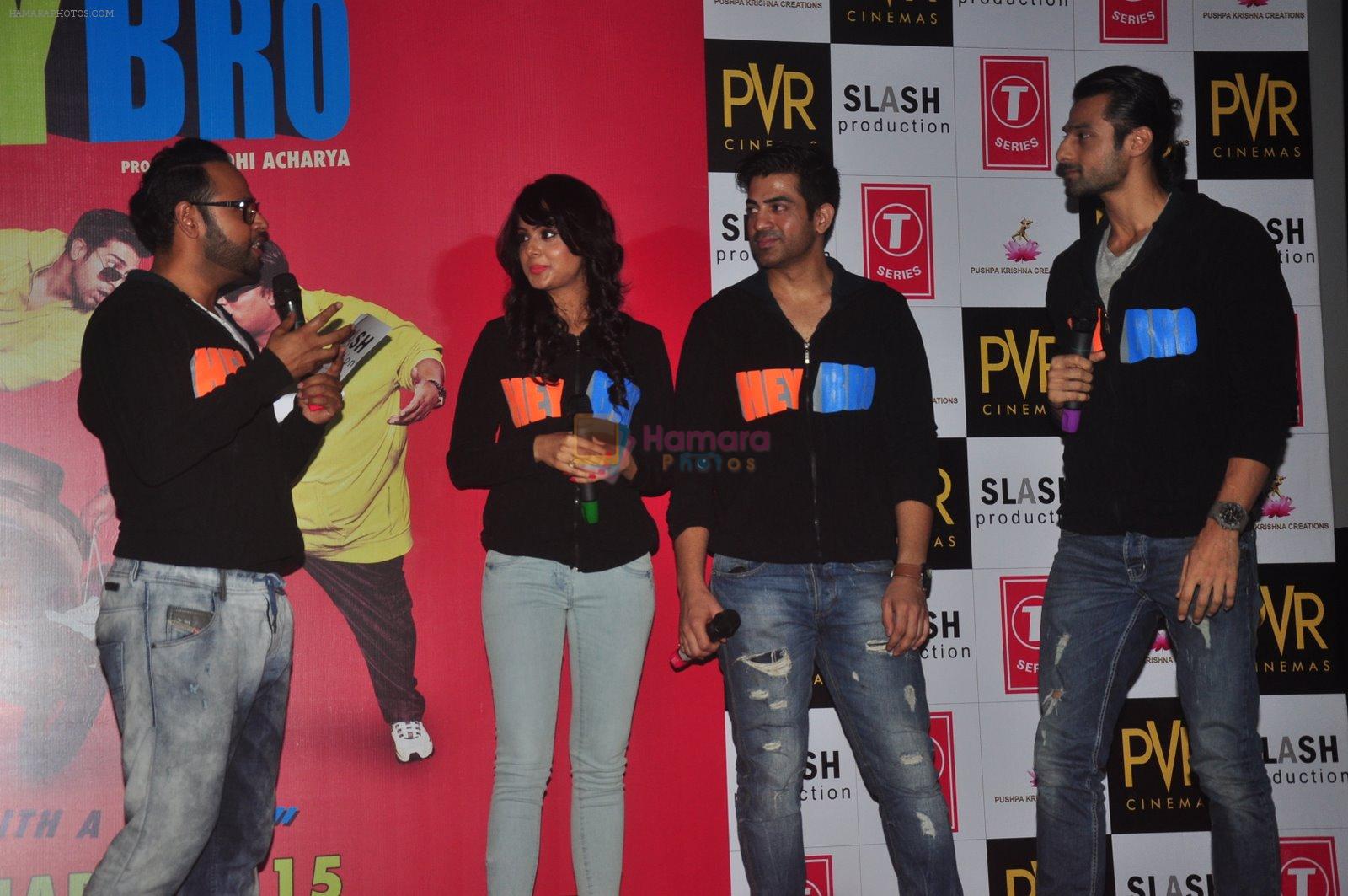 Andy, Hanif Hilal, Maninder Singh, Nupur Sharma at Hey Bro launch in PVR on 15th Jan 2015